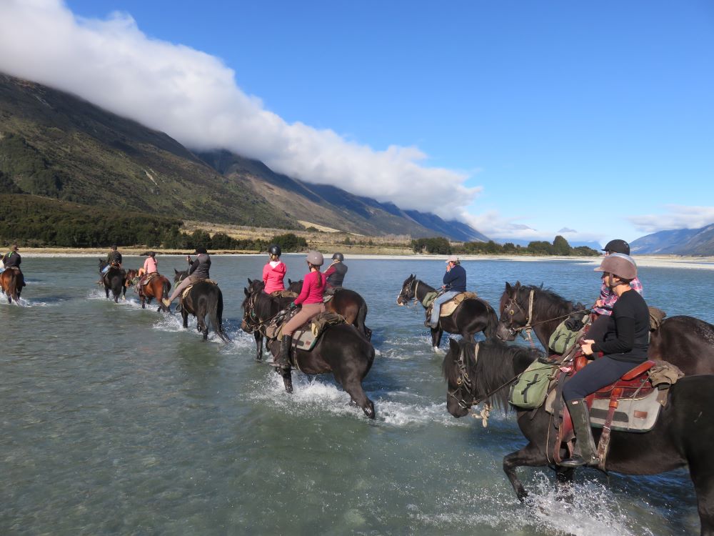 Lake Hawea Hunter River Ride Adventure Horse Trekking NZHorseback Riding Holiday NZ South Island