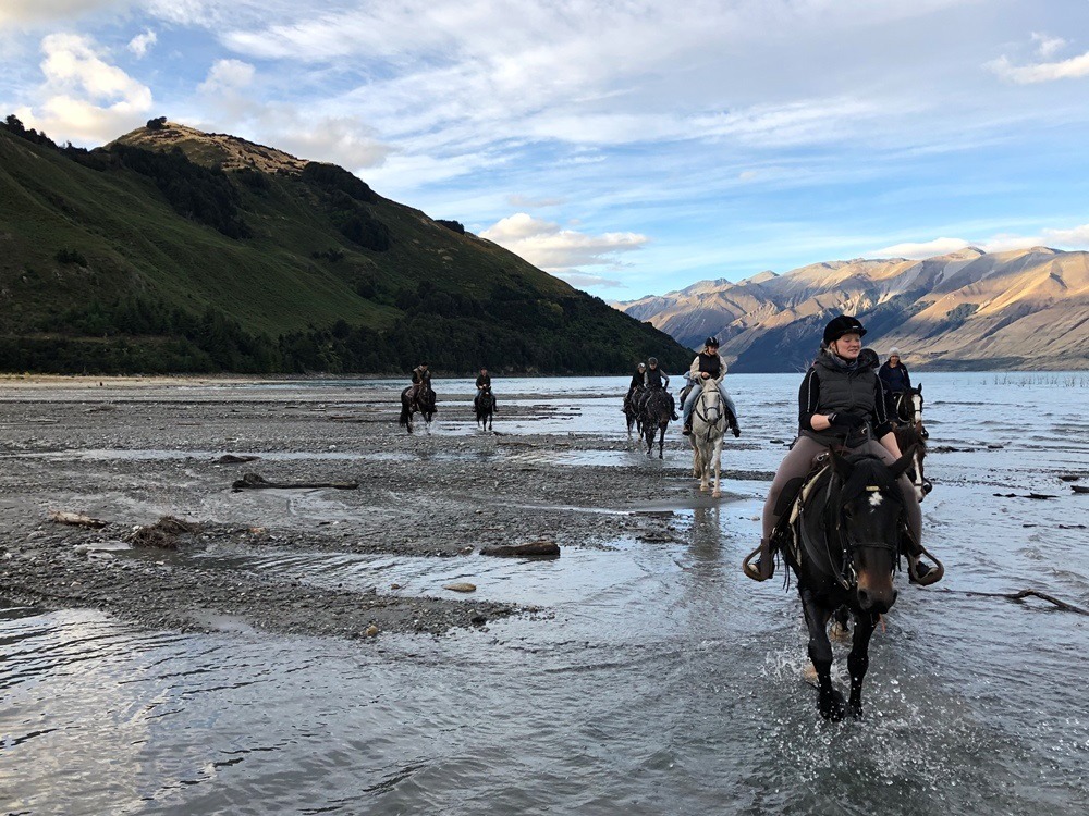 Lake Hawea Hunter River Ride Adventure Horse Trekking NZHorseback Riding Holiday NZ South Island