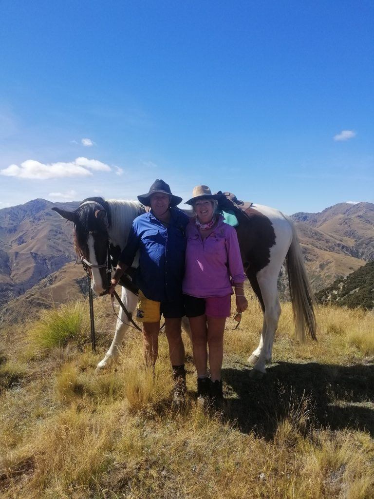Angie Leckey and John Wall owner operators of Adventure Horse Trekking NZ LTd