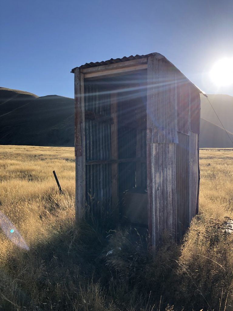 Long Drop Toilet NZ South Island 