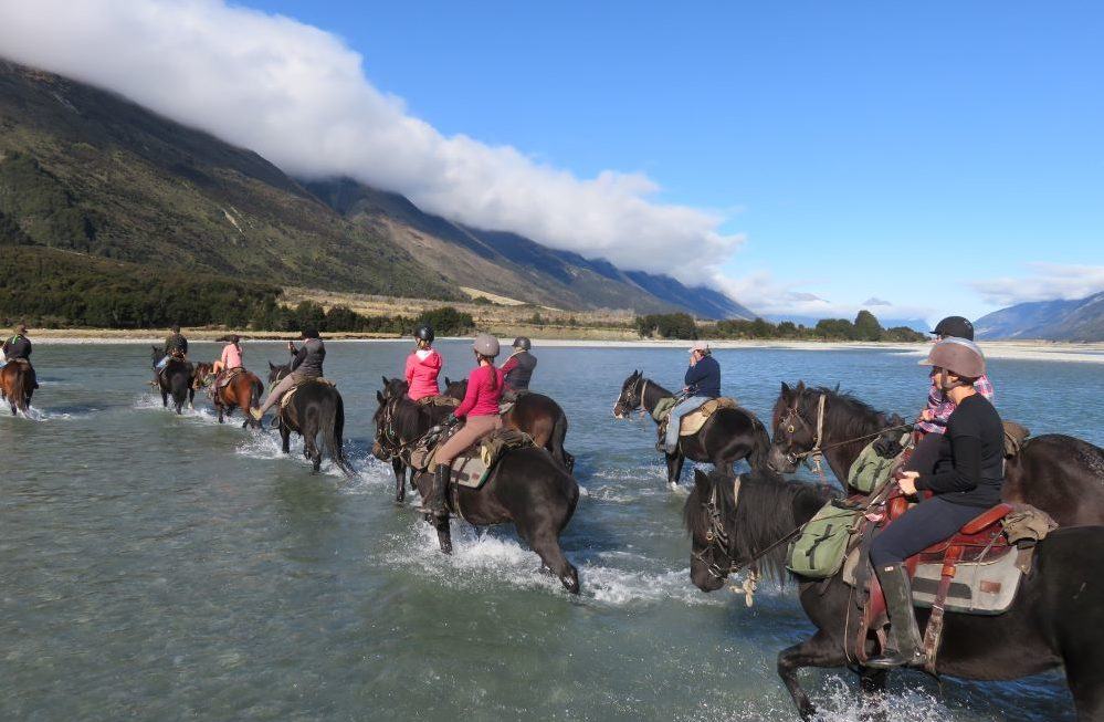 Lake Hawea Hunter River Ride Adventure Horse Trekking NZHorseback Riding Holiday NZ South Island