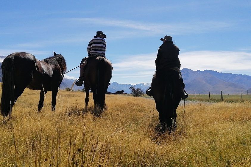 Riding out of the mountains