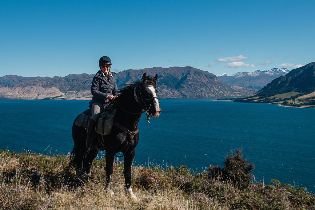 Louise and Manuka Lake Hawea Hunter River ride