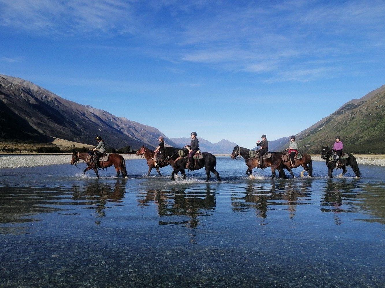 Twin Lakes Pure Kiwi Adventure Is a 9 day trail through some of the Queenstown Lakes District most stunning scenery. Iconic stations that are the back bone of the New Zealand economy. Sheep, Beef, deer farms with world renowned fly fishing river, 